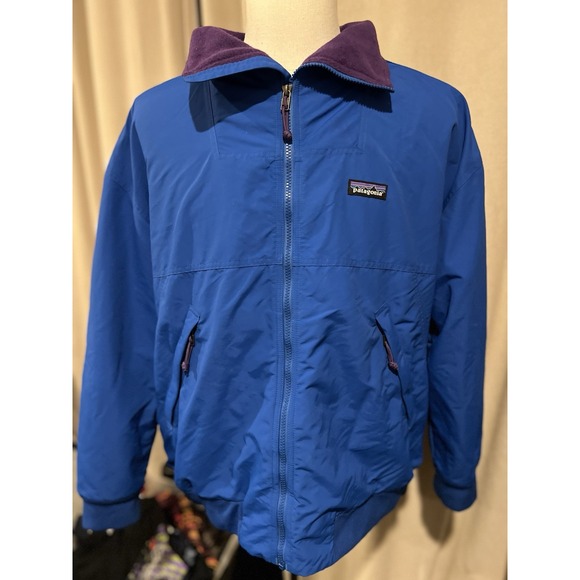 Patagonia Synchilla Blue Men's Xl Jacket Full Zip With Zippered Pockets - Picture 1 of 7